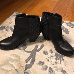 Sam Edelman black studded booties